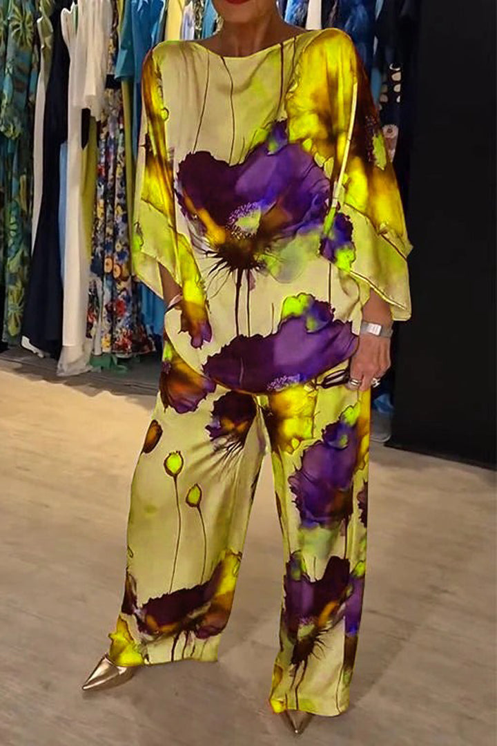 Paisley | Elegancki komplet z nadrukiem