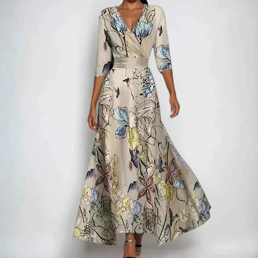 Emily | Elegancka sukienka w kwiaty