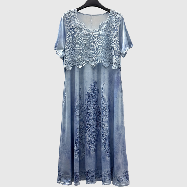 Indigo | Elegancka sukienka w kwiaty