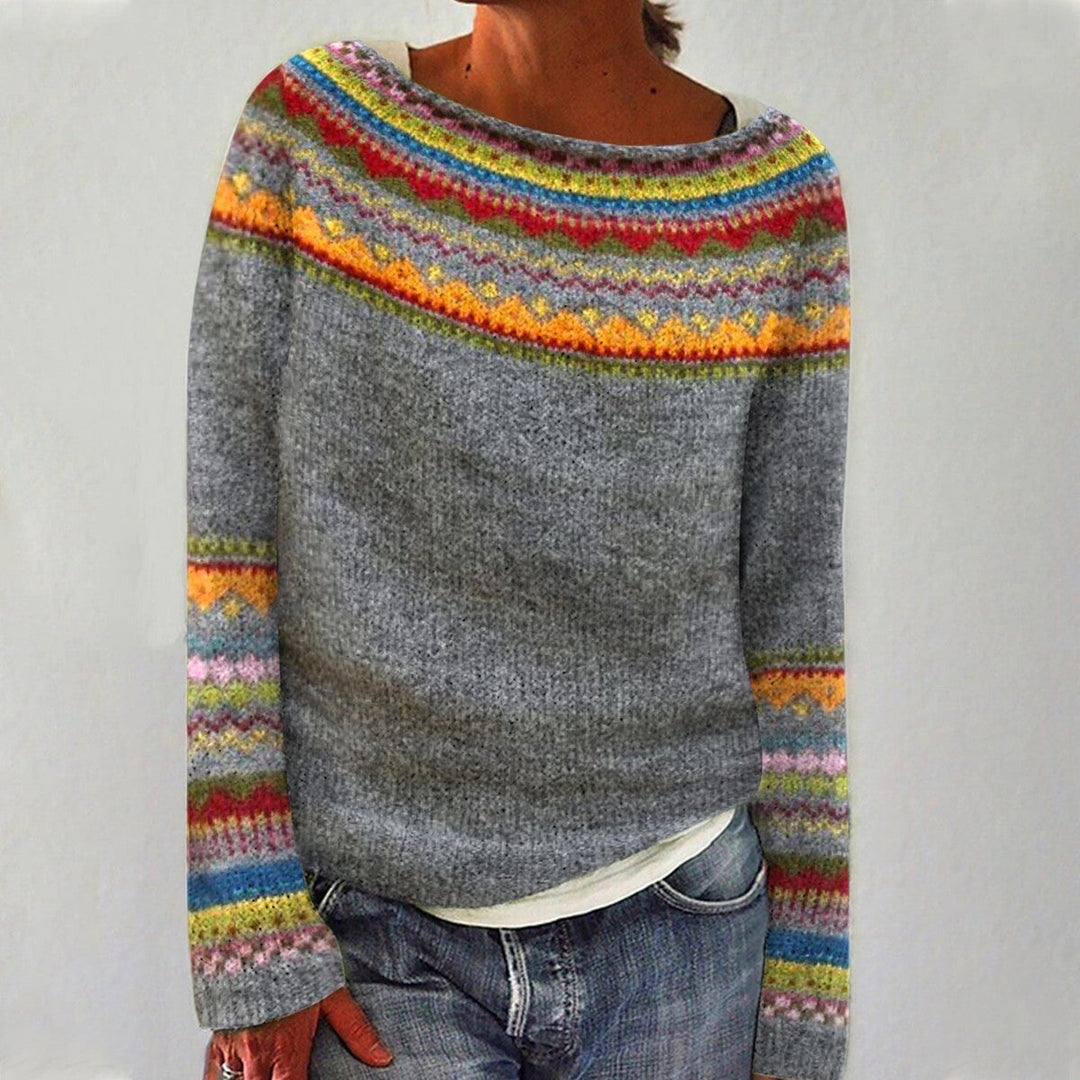 Elyse | Sweter w stylu vintage