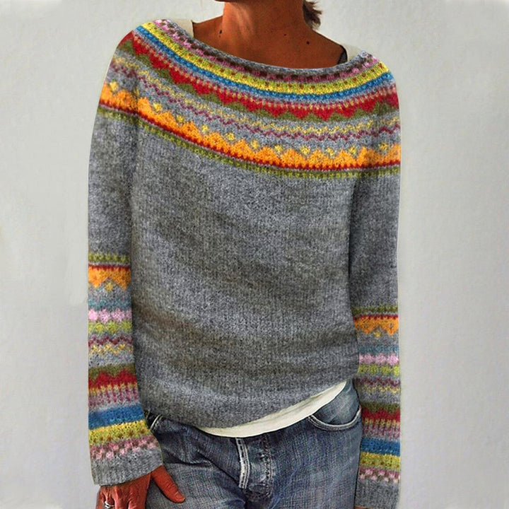Elyse | Sweter w stylu vintage