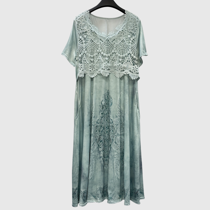 Indigo | Elegancka sukienka w kwiaty