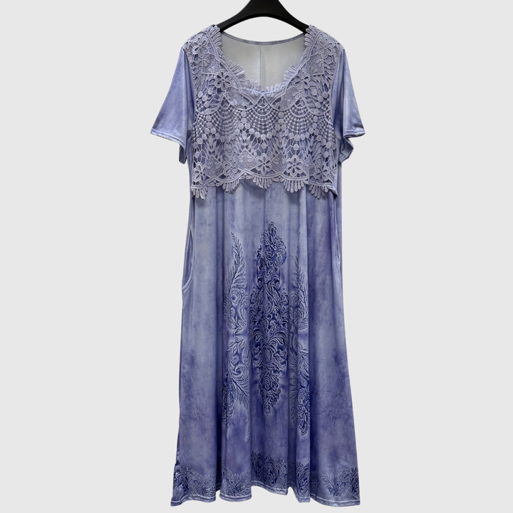 Indigo | Elegancka sukienka w kwiaty