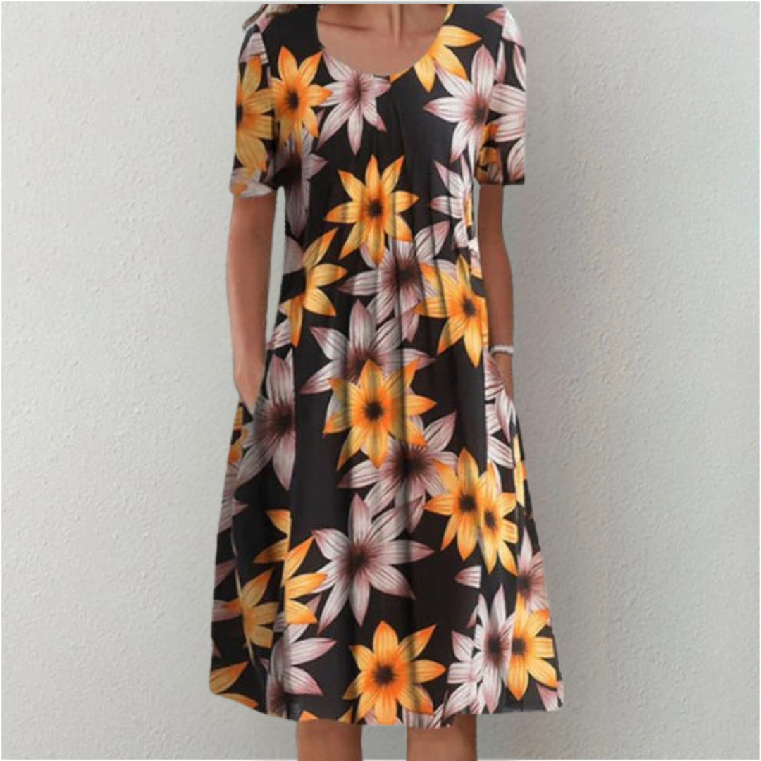 Hailey | Elegancka sukienka w kwiaty