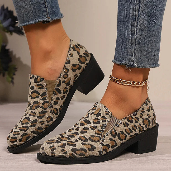 Angélique™ | Mokasyny w zwierzęcy wzór