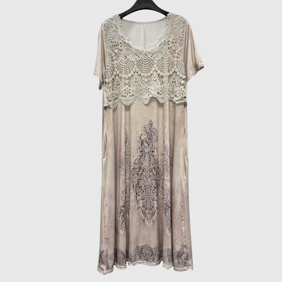Indigo | Elegancka sukienka w kwiaty