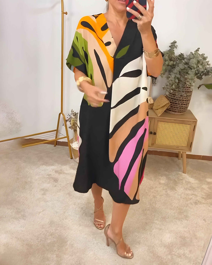 Rianna | Sukienka z nadrukiem
