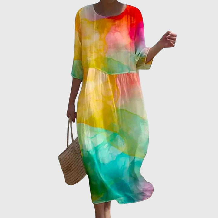Hayley™ | Elegancka sukienka w kwiaty