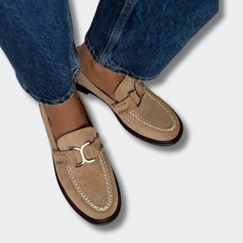 Amélie™ | Skórzane wsuwane buty