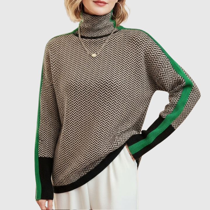 Eleanor | Luksusowy sweter w kratę