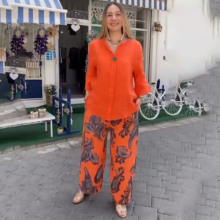 Flavia | Elegancki komplet w stylu boho