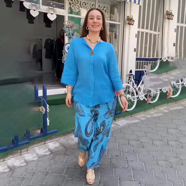 Flavia | Elegancki komplet w stylu boho