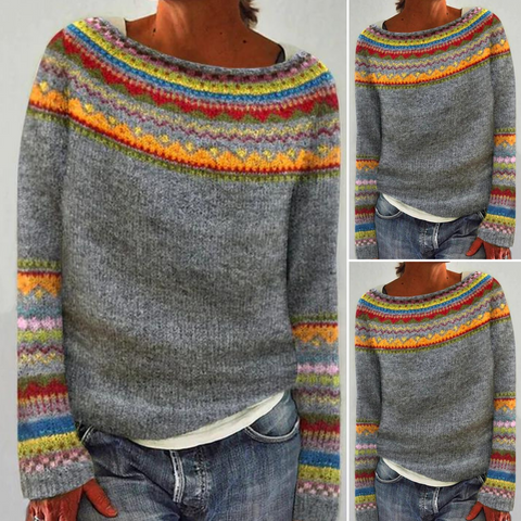 Elyse | Sweter w stylu vintage