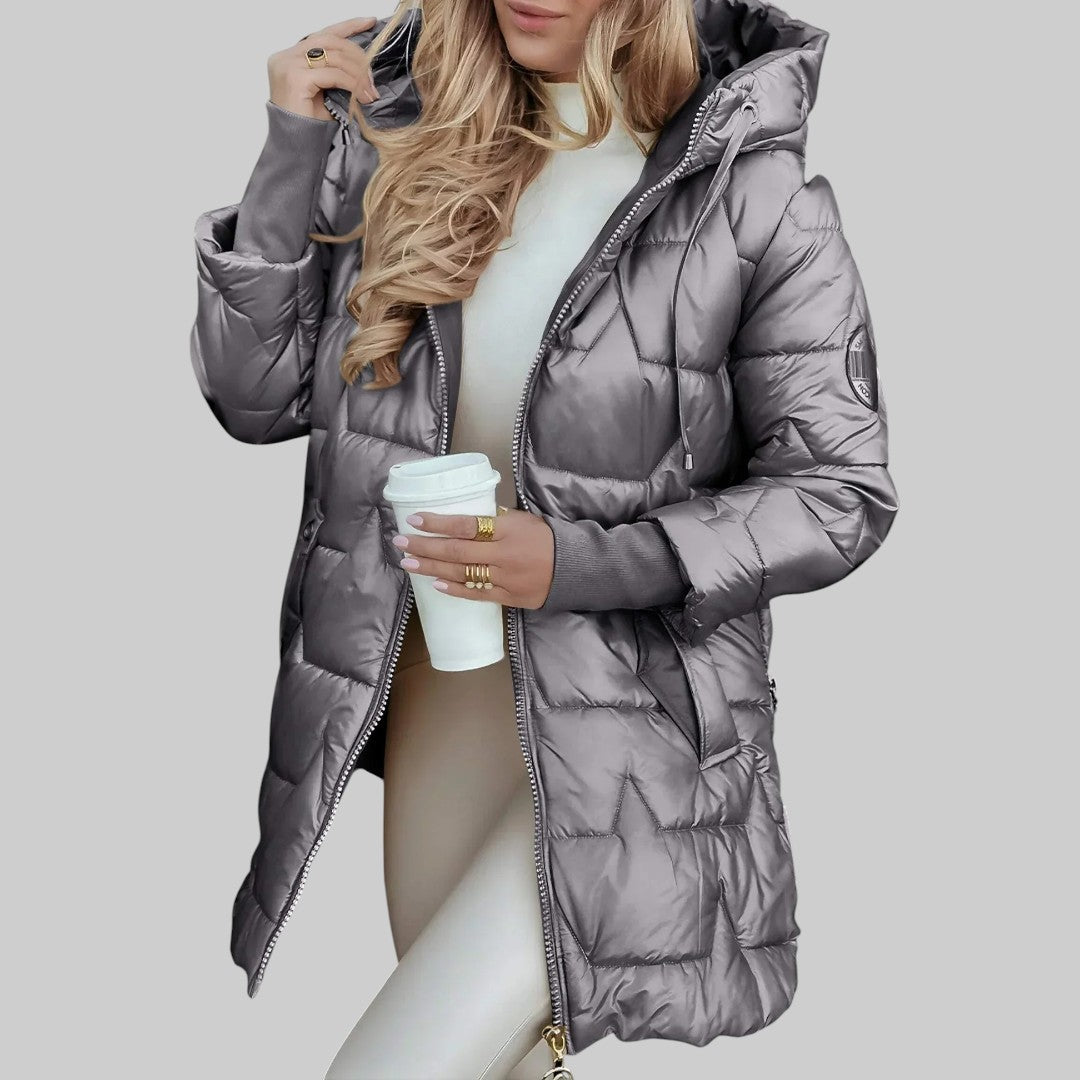 Cecilia | Elegancka kurtka z kapturem