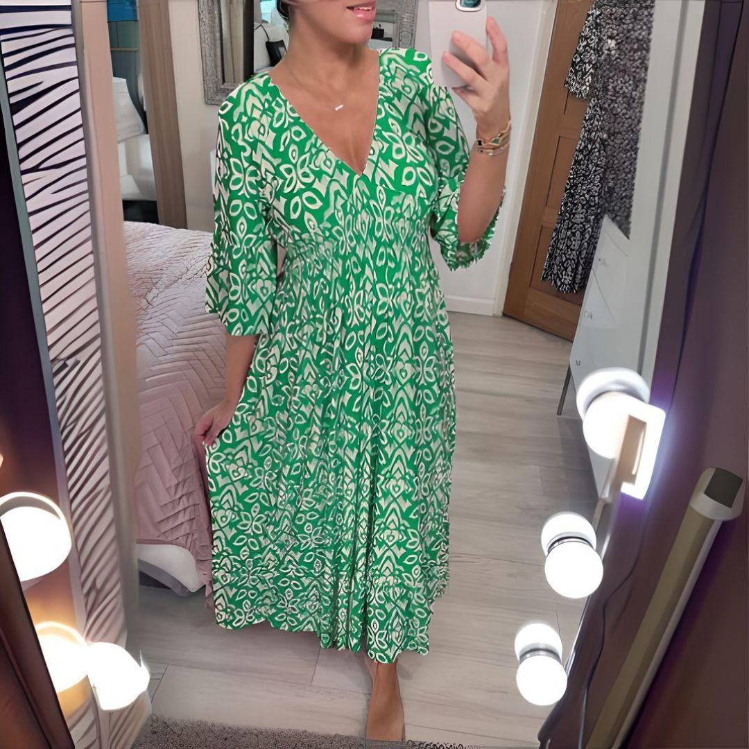 Lillia | Sukienka z nadrukiem